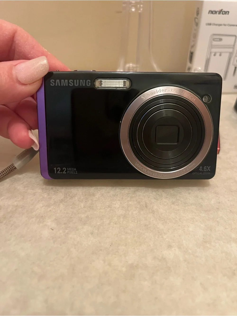 Samsung TL225 vintage 12.2-megapixel digital camera released in 2009.